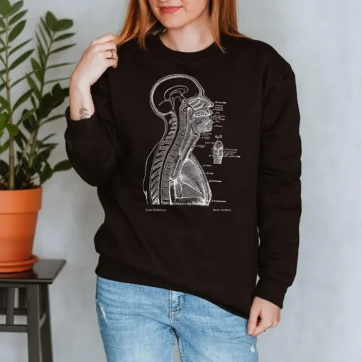 Leiter Abschnitt II Unisex Sweatshirt - Chalkboard | Codex Anatomicus New