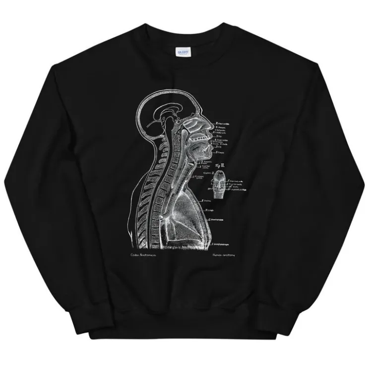 Leiter Abschnitt II Unisex Sweatshirt - Chalkboard | Codex Anatomicus New