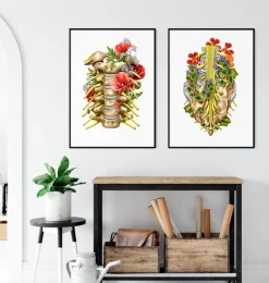 Lenden-Kreuz-Geflecht - Floral - Weiß | Codex Anatomicus Discount