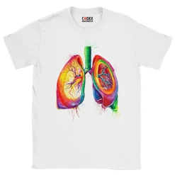Lungen Unisex T-Shirt - Aquarell | Codex Anatomicus Online