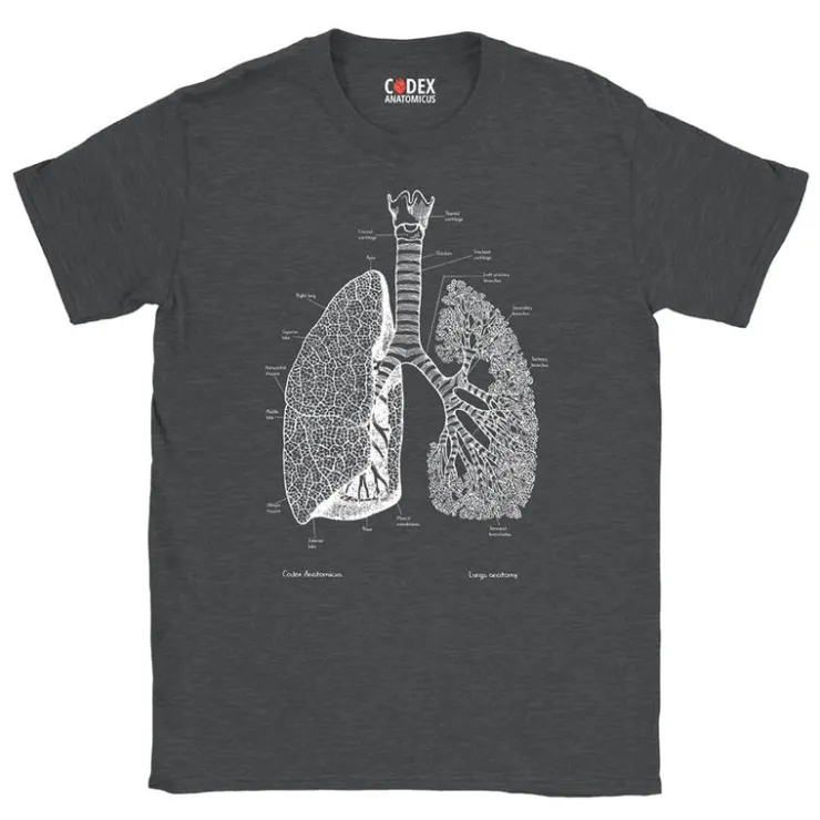 Lungen Unisex T-Shirt - Tafel | Codex Anatomicus Sale