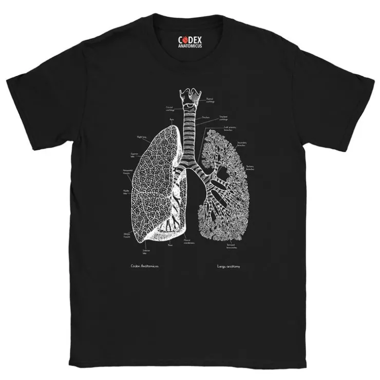 Lungen Unisex T-Shirt - Tafel | Codex Anatomicus Sale