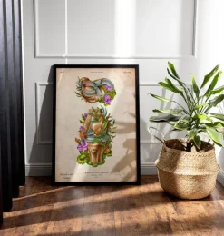 Meniskusriss - Floral - Vintage | Codex Anatomicus Outlet