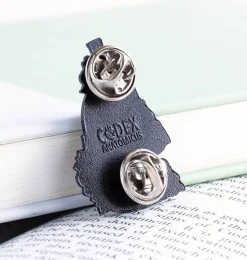 Mikroskop mit Blumen - Emaille Pin | Codex Anatomicus Discount