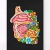 Nasenhöhle Anatomie - Floral - Schwarz | Codex Anatomicus Discount