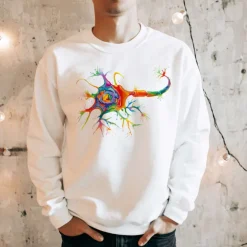 Neuron Unisex Sweatshirt - Aquarell | Codex Anatomicus Hot