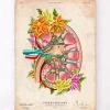 Niere Anatomie II - Floral - Vintage | Codex Anatomicus Fashion
