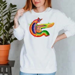 Pankreas Unisex Sweatshirt - Aquarell | Codex Anatomicus Hot