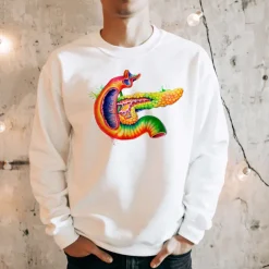 Pankreas Unisex Sweatshirt - Aquarell | Codex Anatomicus Hot