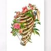 Rippenbruch - Floral - Weiß | Codex Anatomicus Best