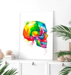 Schädel - Aquarell | Codex Anatomicus Outlet