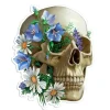 Schädel Anatomie Aufkleber - Floral | Codex Anatomicus New