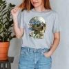Schädel Unisex T-Shirt - Floral | Codex Anatomicus Discount