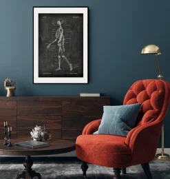 Skelett - Chalkboard | Codex Anatomicus Online