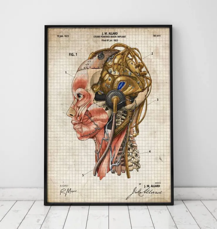 Steampunk-Gehirn II | Codex Anatomicus Hot