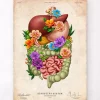Verdauungstrakt - Floral - Vintage | Codex Anatomicus Hot