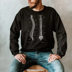 Wirbelsäulen Unisex Sweatshirt - Chalkboard | Codex Anatomicus Clearance