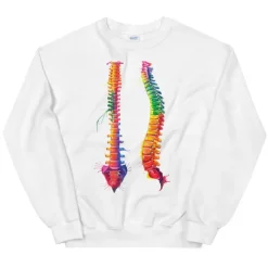 Wirbelsäulen Unisex Sweatshirt - Aquarell | Codex Anatomicus Fashion