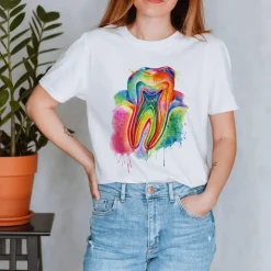 Zahn Unisex T-Shirt - Aquarell | Codex Anatomicus Online