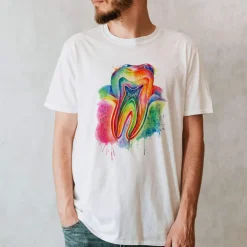 Zahn Unisex T-Shirt - Aquarell | Codex Anatomicus Online