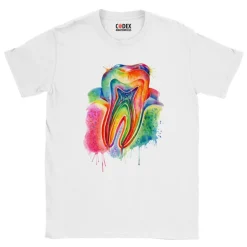 Zahn Unisex T-Shirt - Aquarell | Codex Anatomicus Online